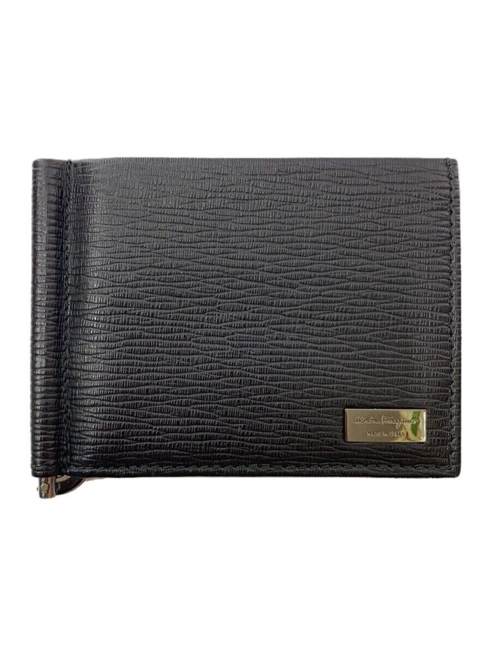 Salvatore Ferragamo Card Case Wallet Black